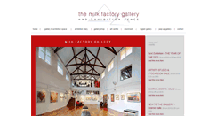 Desktop Screenshot of milkfactorygallery.com.au